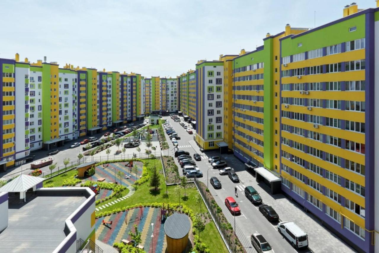 0238 Жк Щасливий Біля Кільцевоі Сучасна Нова Квартира Kiev Exteriör bild